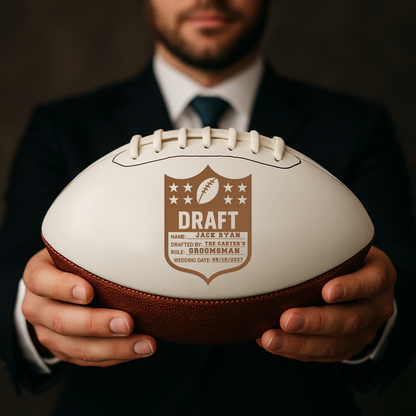 Hall of Fame Personalized Football