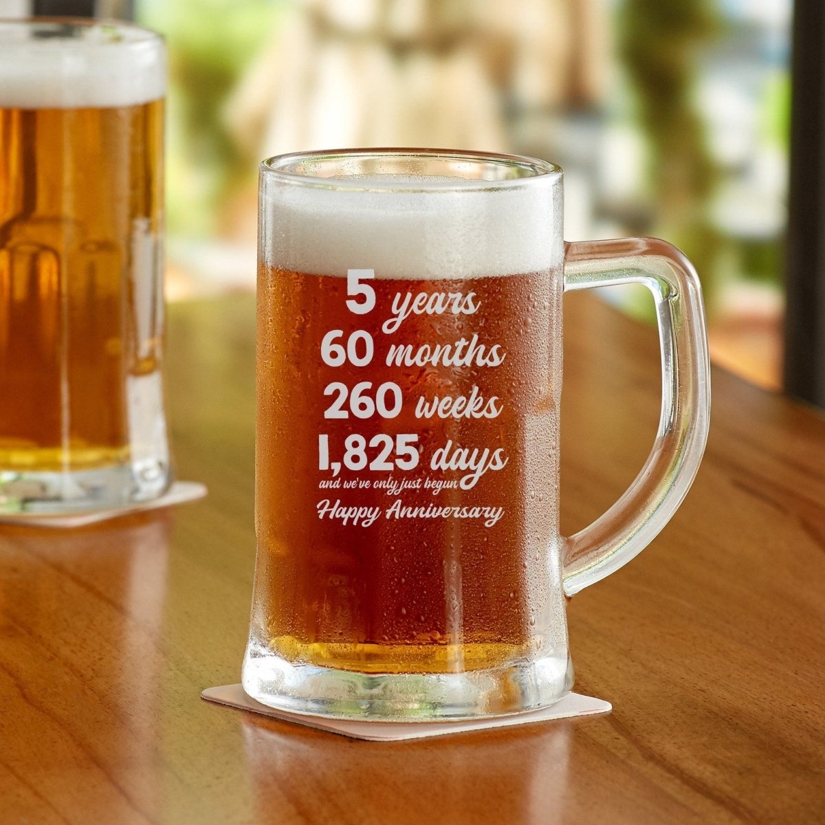 Anniversary Ale | 17 oz Happy Anniversary Mug - Anniversary - GroomsDay