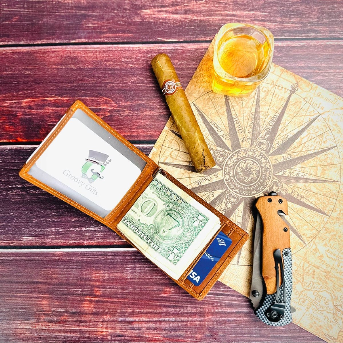 QuickFold Leather Wallet - Wallet - GroomsDay