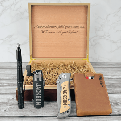 Cheers to 60 Years Gift Set - Birthday - GroomsDay