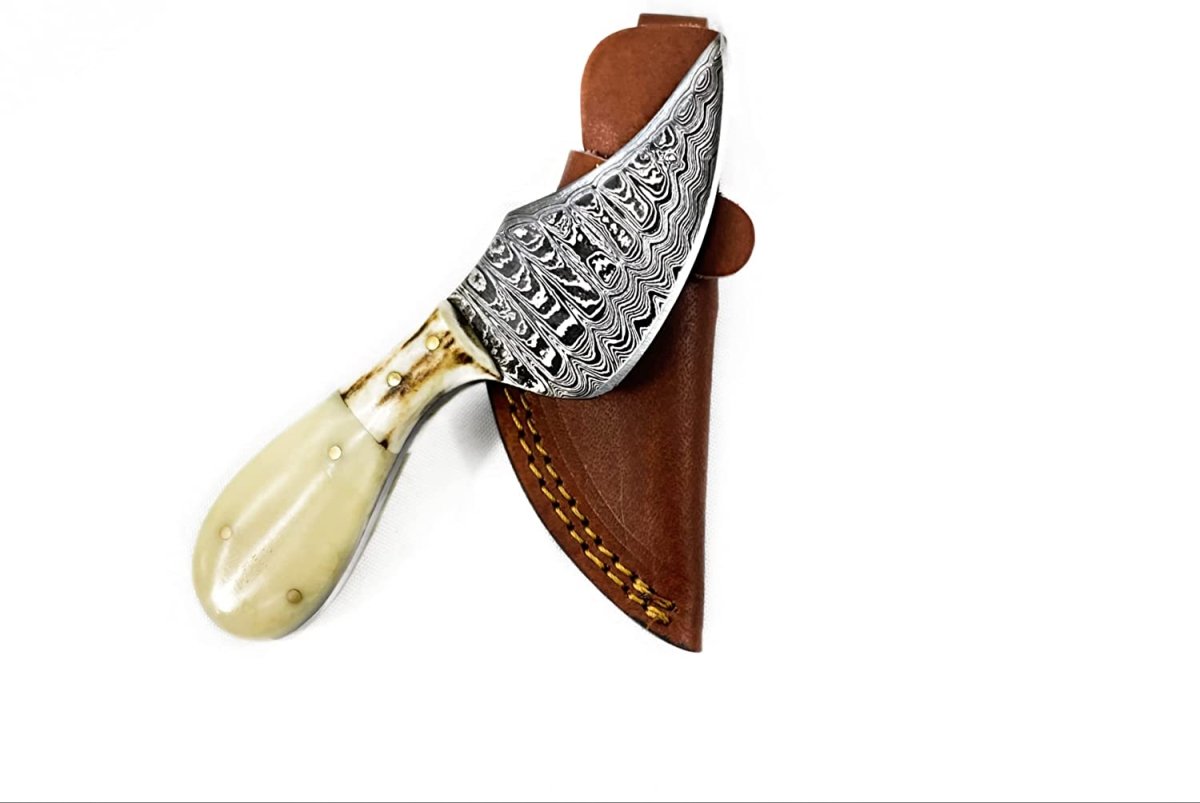 Bone Dagger - Damascus Knife - GroomsDay