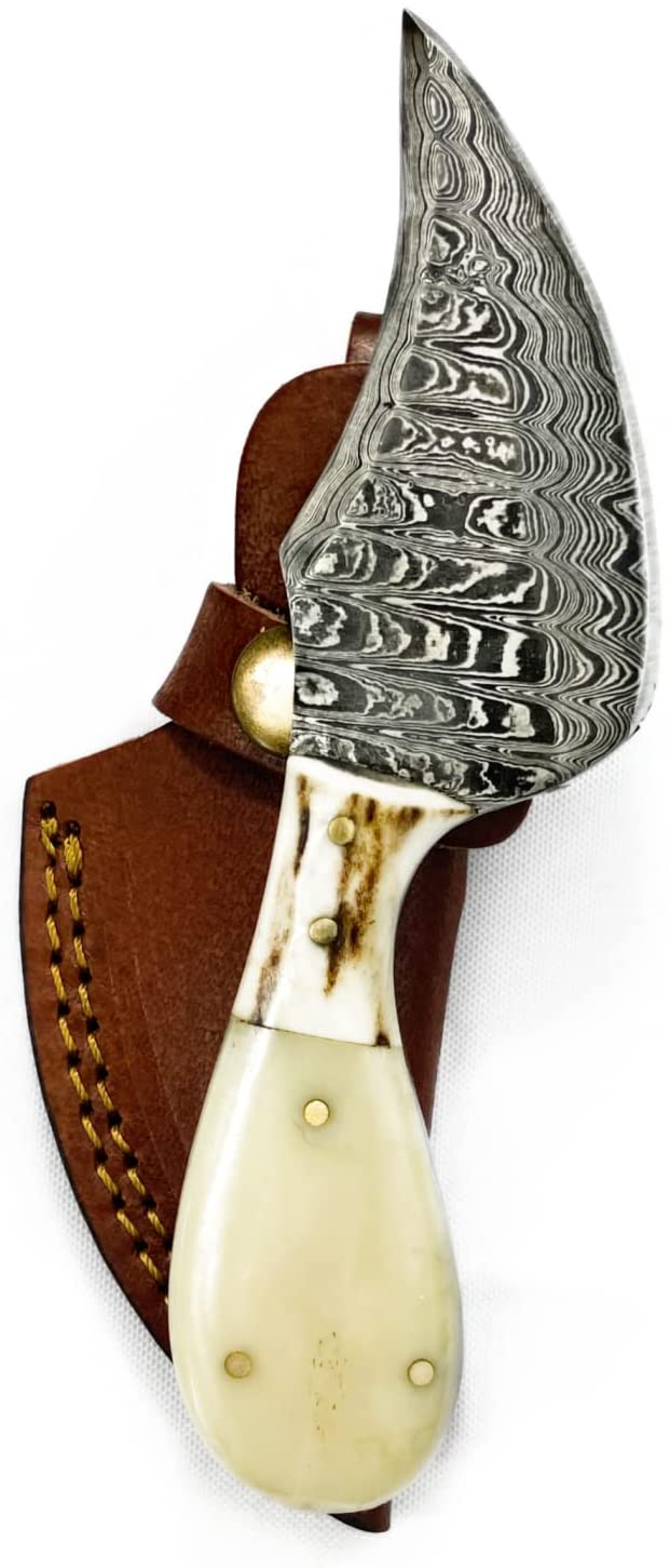 Bone Dagger - Damascus Knife - GroomsDay