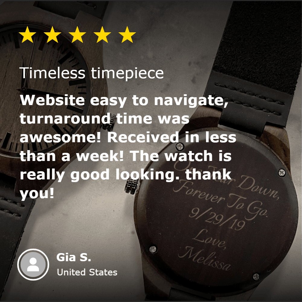 Custom Logo Watch - Logo - GroomsDay