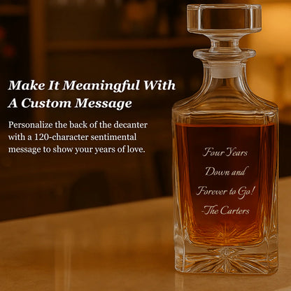 Forever Yours Anniversary Decanter