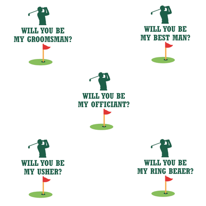 Groomsman Proposal Golf Balls - Golf - GroomsDay