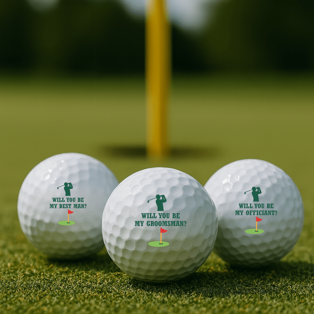 Groomsman Proposal Golf Balls - Golf - GroomsDay