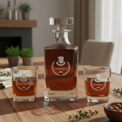 Quality Piece of Glass - Whiskey - GroomsDay