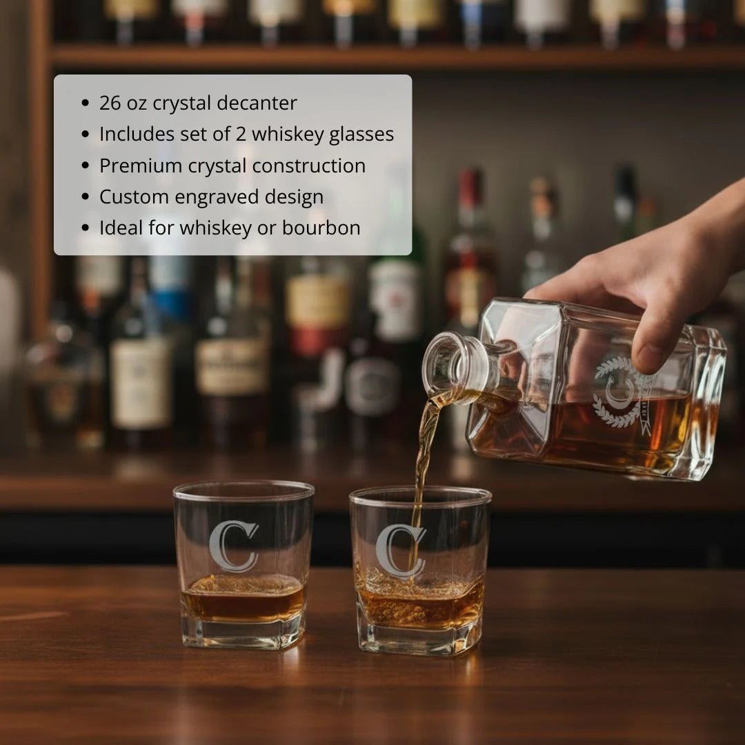 Quality Piece of Glass - Whiskey - GroomsDay