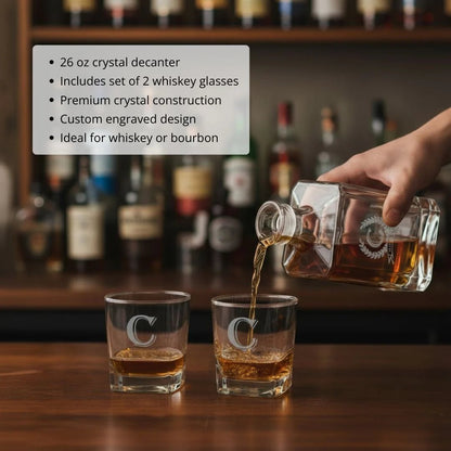 Quality Piece of Glass - Whiskey - GroomsDay