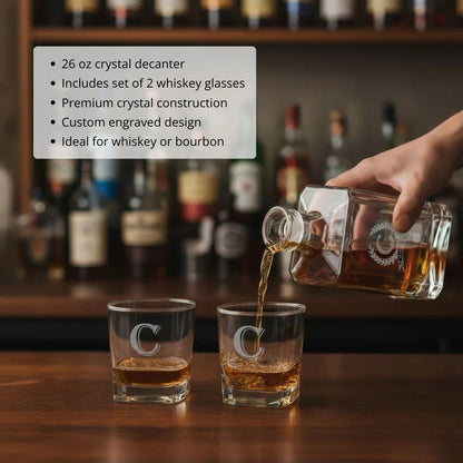 Quality Piece of Glass - Whiskey - GroomsDay