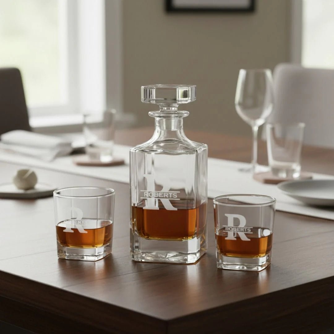 Quality Piece of Glass - Whiskey - GroomsDay