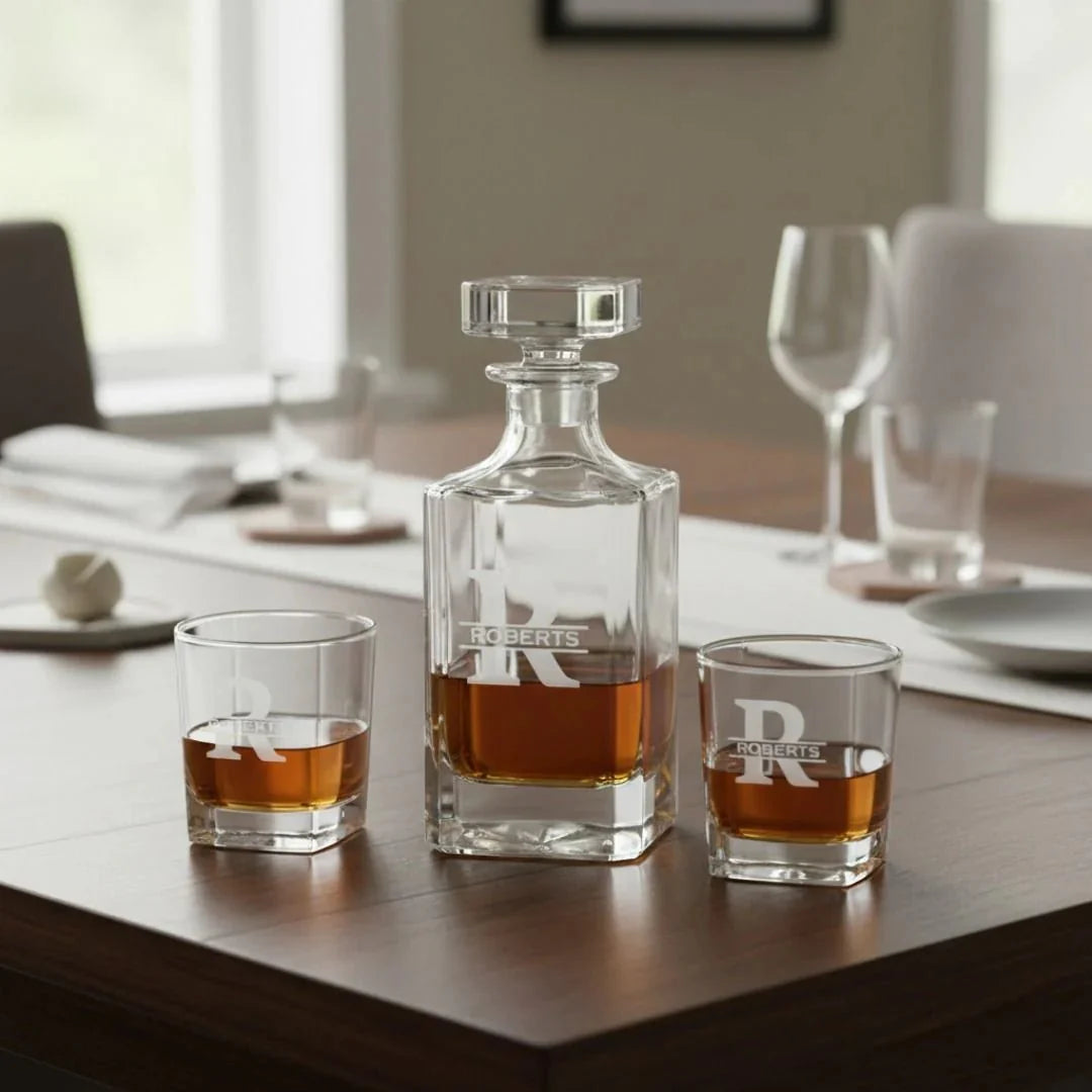 Quality Piece of Glass - Whiskey - GroomsDay