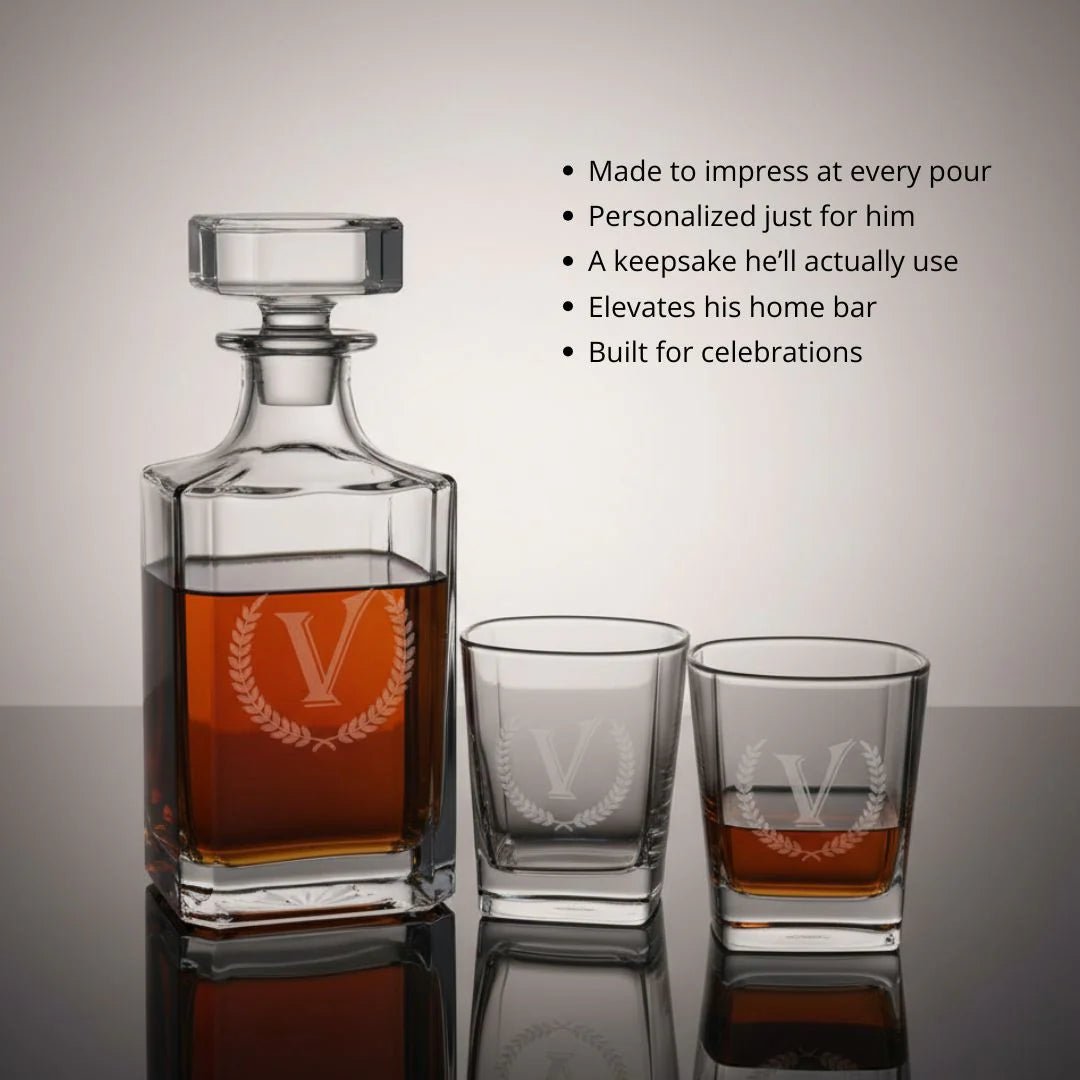 Quality Piece of Glass - Whiskey - GroomsDay