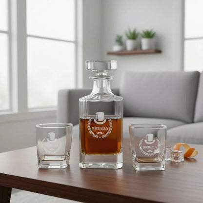 Quality Piece of Glass - Whiskey - GroomsDay