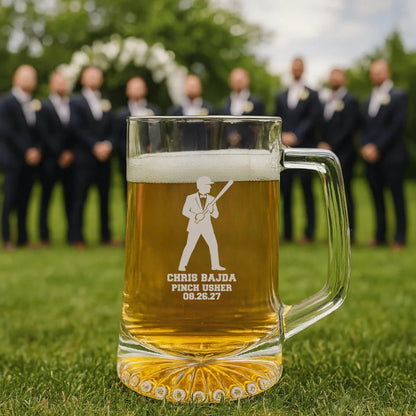 Pinch Hitter Groomsmen Mug - Drinking Glass - GroomsDay