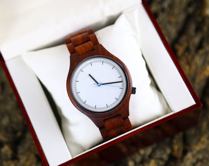 Personalized Rose Wood Watch - Watches - GroomsDay