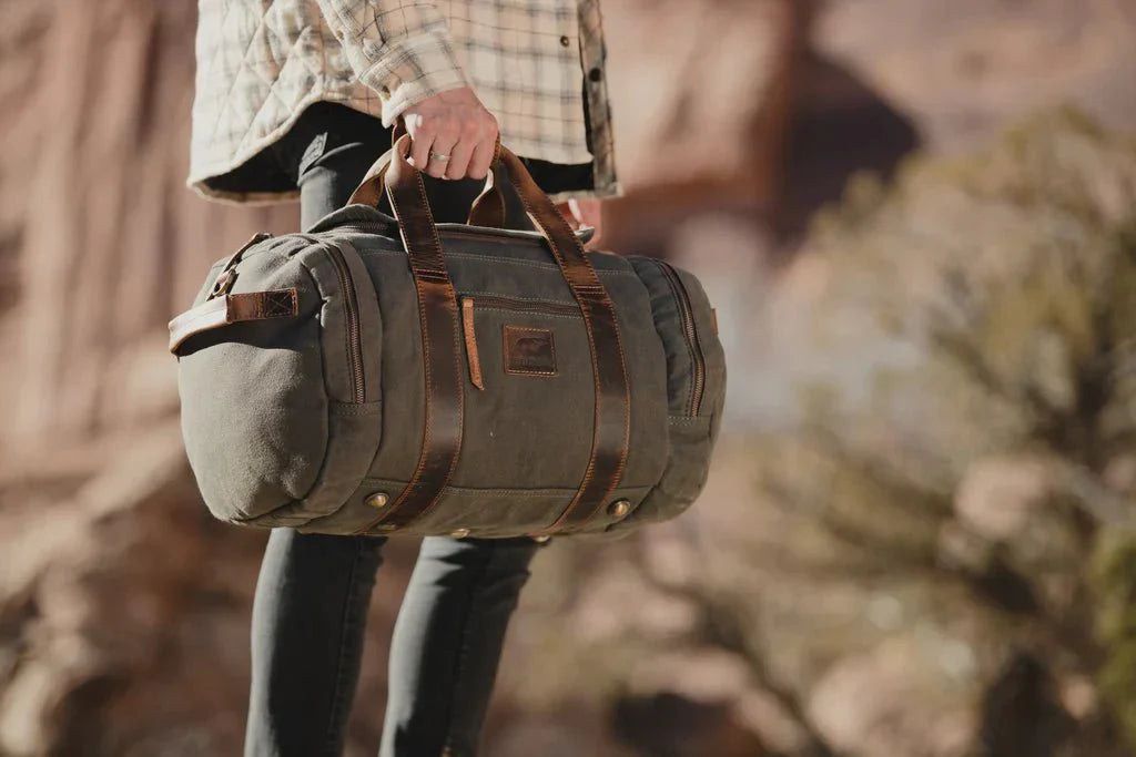 Rugged Personalized Excursion Canvas Duffle Bag - Duffle Bag - GroomsDay