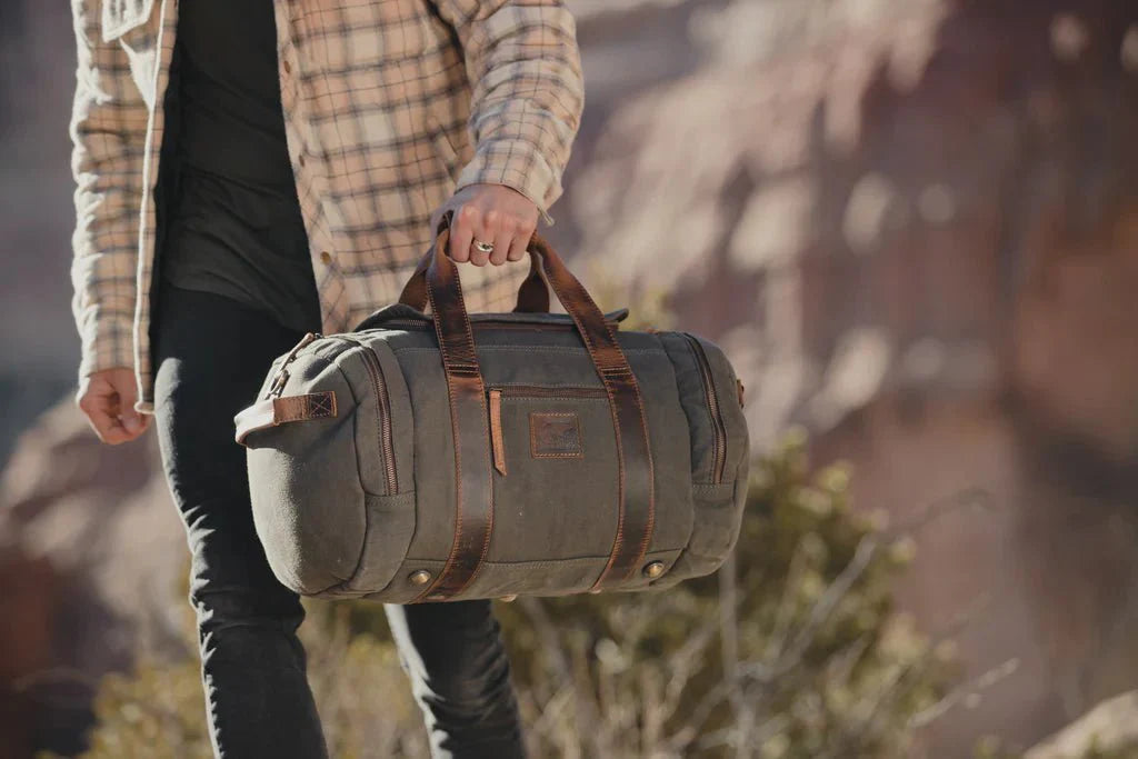 Rugged Personalized Excursion Canvas Duffle Bag - Duffle Bag - GroomsDay