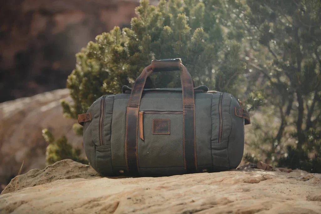 Rugged Personalized Excursion Canvas Duffle Bag - Duffle Bag - GroomsDay