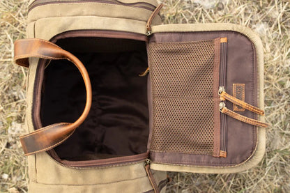 Rugged Personalized Excursion Canvas Duffle Bag