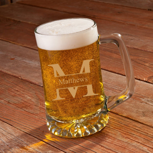 25 oz Custom Beer Mug - Bar - GroomsDay