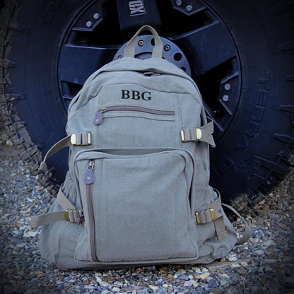 Kick Backpack - groovy threads - GroomsDay
