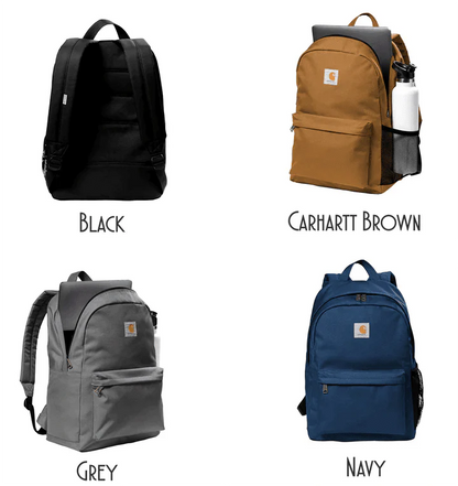 Personalized Carhartt Canvas Backpack - Backpack - GroomsDay