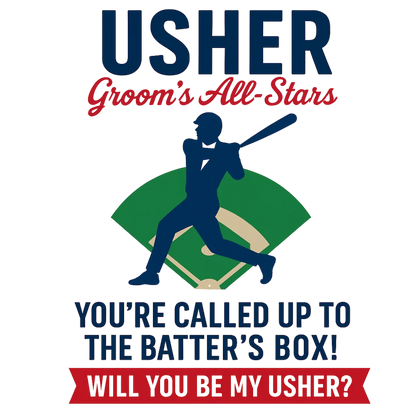 Batter Up Groomsmen Proposal Cards - Groomsmen Proposal - GroomsDay