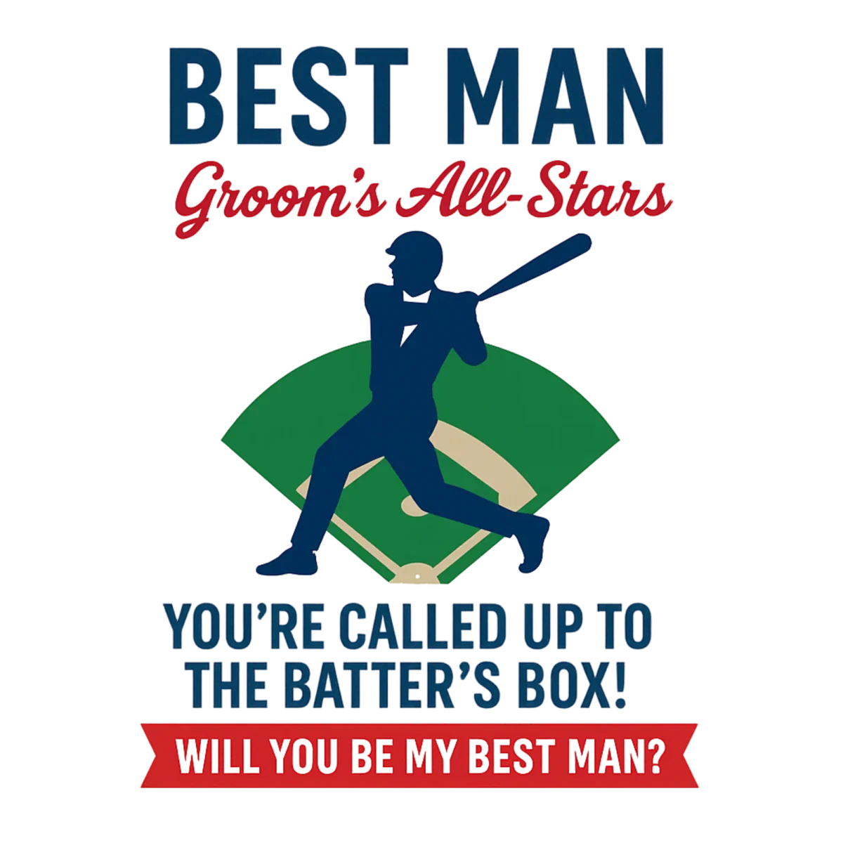 Batter Up Groomsmen Proposal Cards - Groomsmen Proposal - GroomsDay