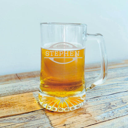 Redzone Beer Mug - Football - GroomsDay