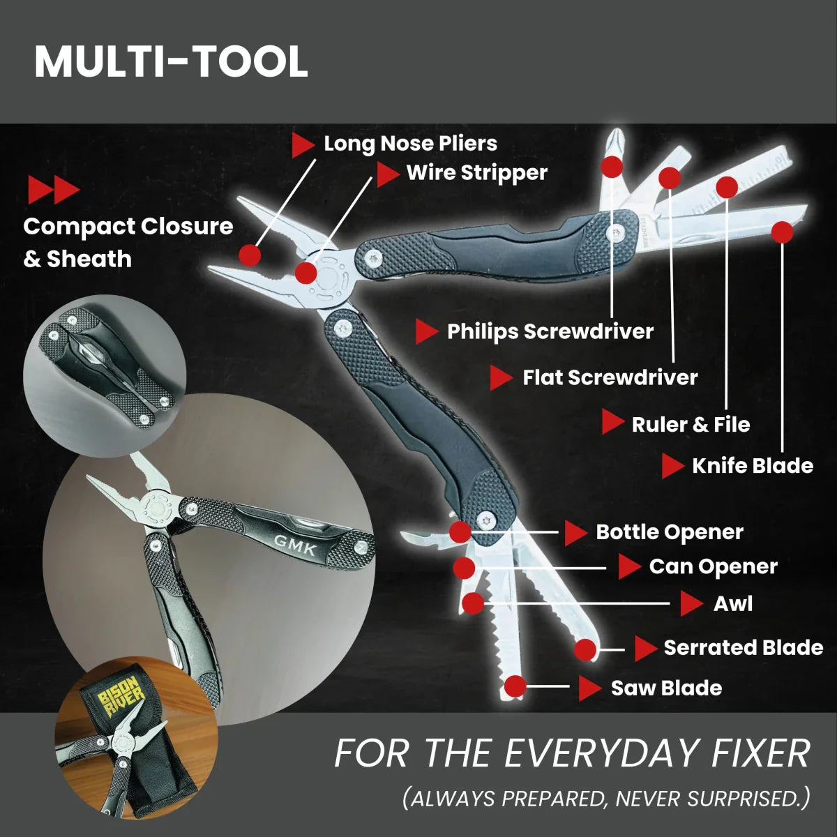 Ultimate Personalized Multi Tool - Tools - GroomsDay
