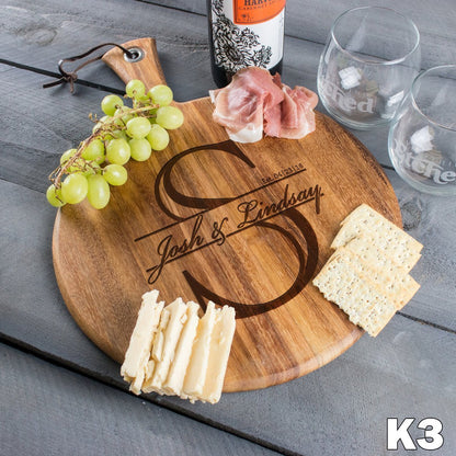 Charcuterie Master Board - Design: K3 - Cutting Board - GroomsDay