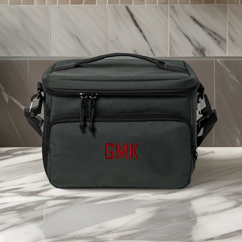 Monogrammed 18 Can Cooler Bag - Cooler - GroomsDay