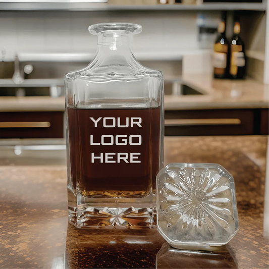 Custom Logo Decanter - Golf Outing - GroomsDay