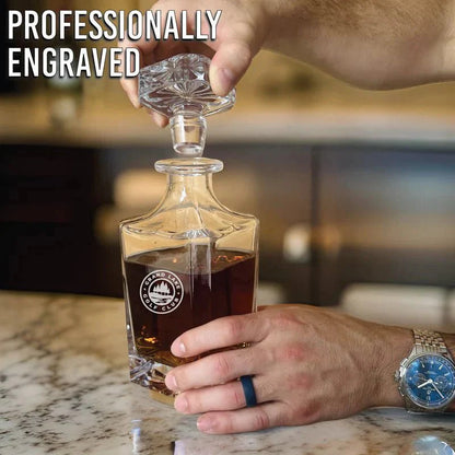 Custom Logo Decanter - Golf Outing - GroomsDay