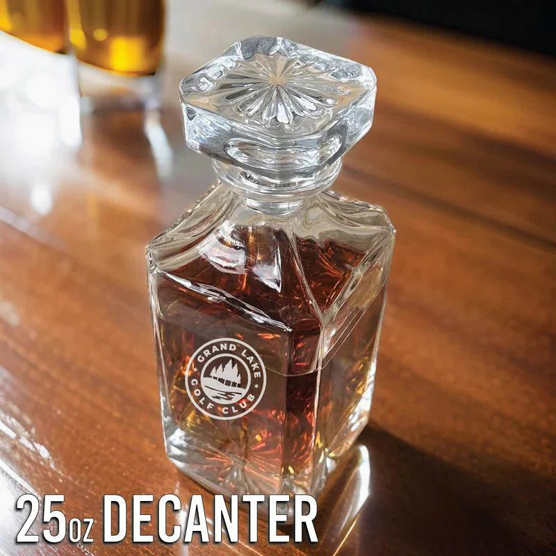 Custom Logo Decanter - Golf Outing - GroomsDay