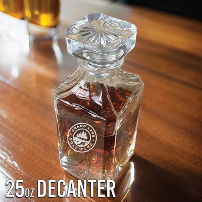 Custom Logo Decanter - Golf Outing - GroomsDay