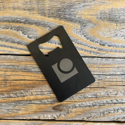 Wallet Bottle Opener with Logo - Logo - GroomsDay