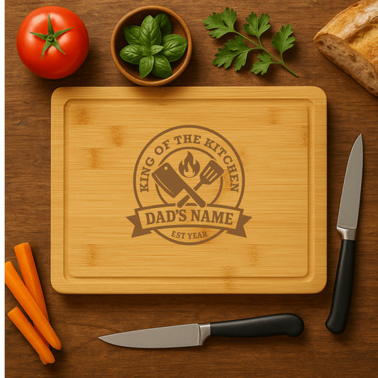 Dad’s Personalized Cutting Board - Fathers Day - GroomsDay