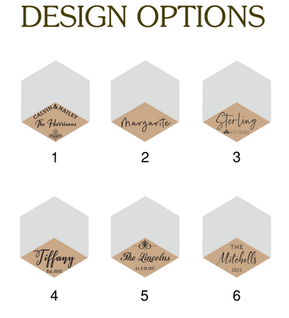 Classy Coasters - Coasters - GroomsDay