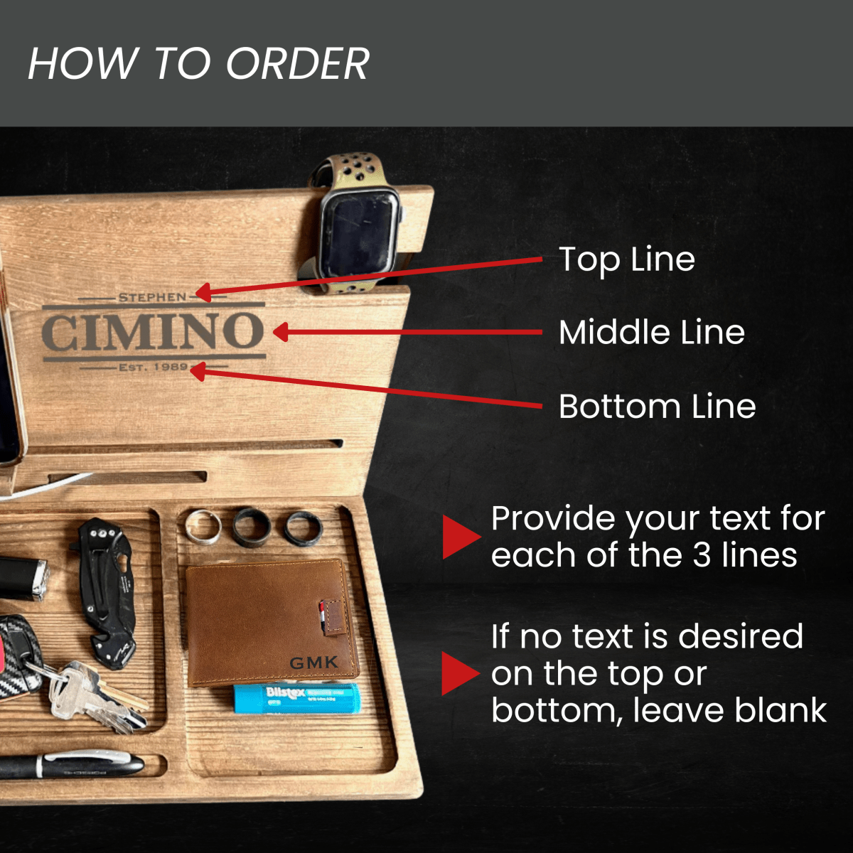 Personalized Desk Organizer