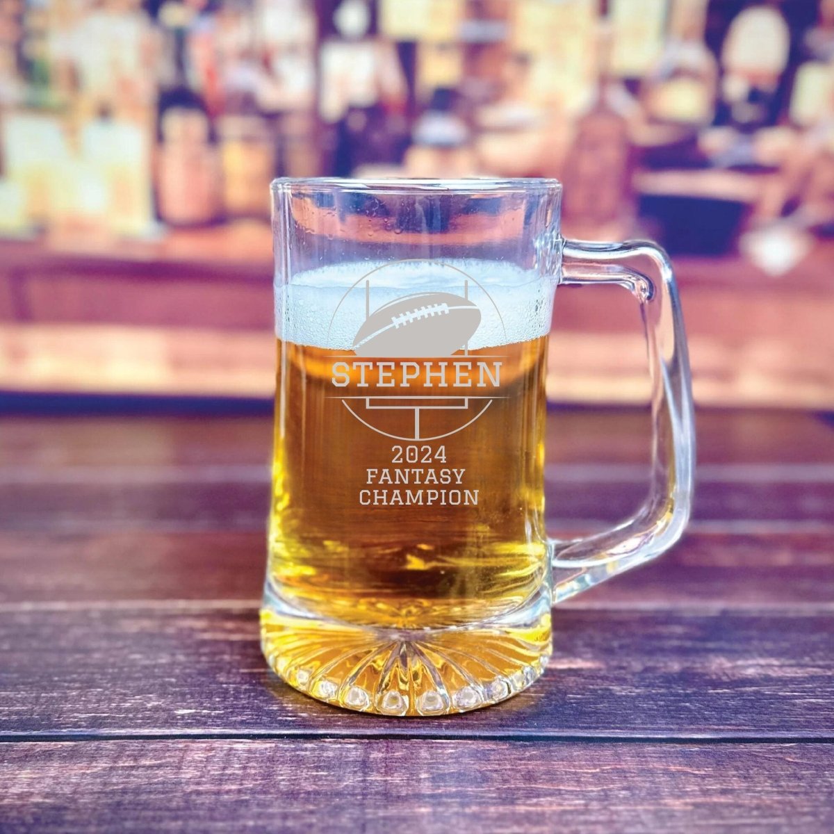 Champions Beer Mug - Football - GroomsDay