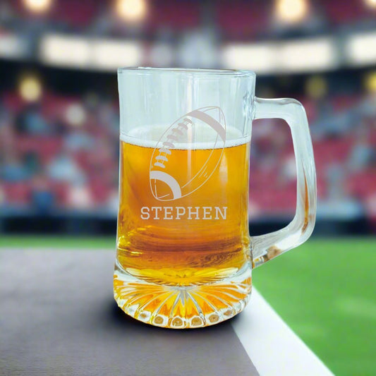 Redzone Beer Mug - Football - GroomsDay