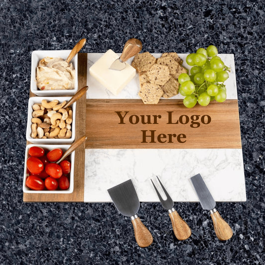 Unique Personalized Custom Logo Entertainers Tray Customized Cutting Board Gifts for Men by Groovy Guy