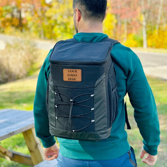 Unique Personalized Custom Logo Back Pack Cooler Customized Cooler Gifts for Men by Groovy Guy