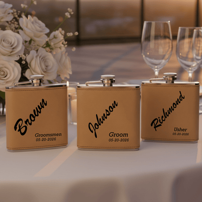 Trailblazer Groomsmen Flask - Groomsmen - GroomsDay