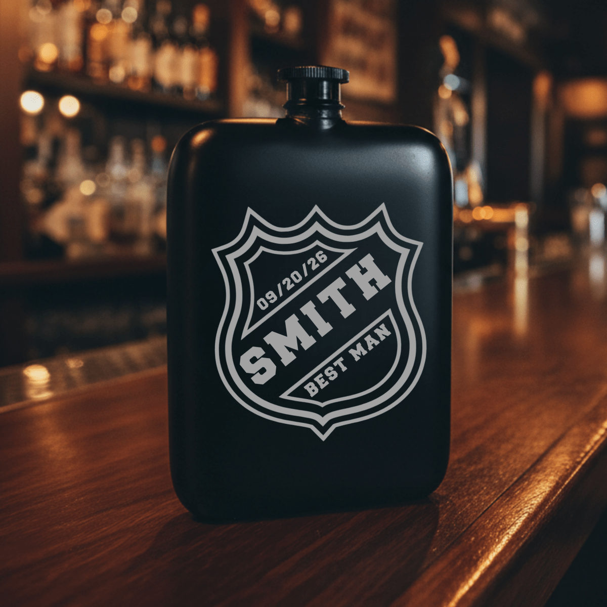 Power Play Groomsmen Flask - Groomsman Gifts - GroomsDay