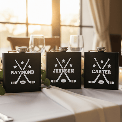 Penalty Box Flask - Sports Groomsmen Gifts - GroomsDay