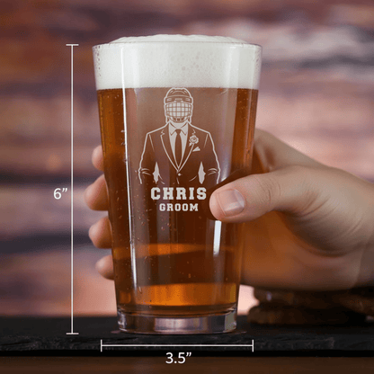 Goon Squad Wedding Pint - Sports Groomsmen Gifts - GroomsDay