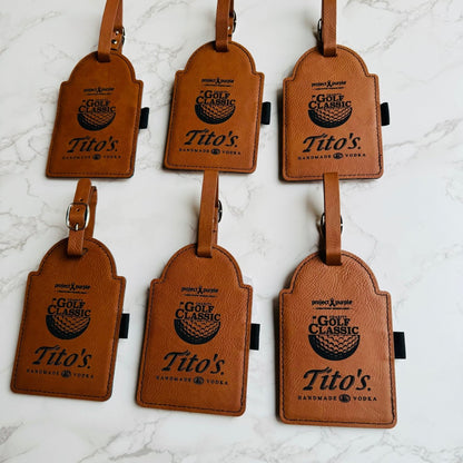 Custom Logo Golf Bag Tag - Golf Outing - GroomsDay